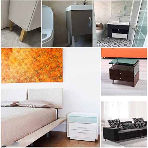 Patas para muebles de metal x4: soportes de repuesto para mesa de centro, armario y sofá 8