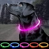 Talla única: esta luz para collar de perro es de 27 pulgadas, el tubo de TPU transparente puede ser cortado por clientes en cualquier tamaño de acuerdo con el tamaño del cuello de tu perro.