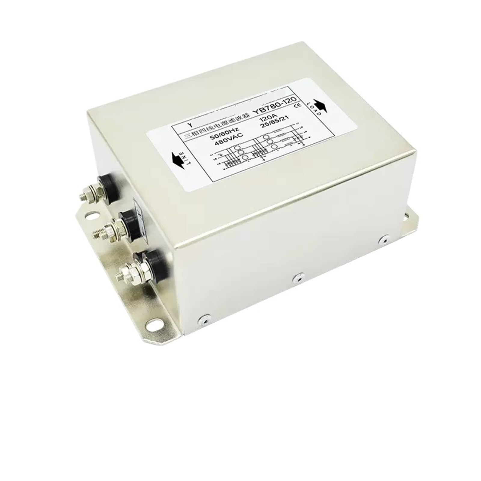 Inversor de potencia contra caídas de tensión en sistemas trifásicos de cuatro hilos YB780