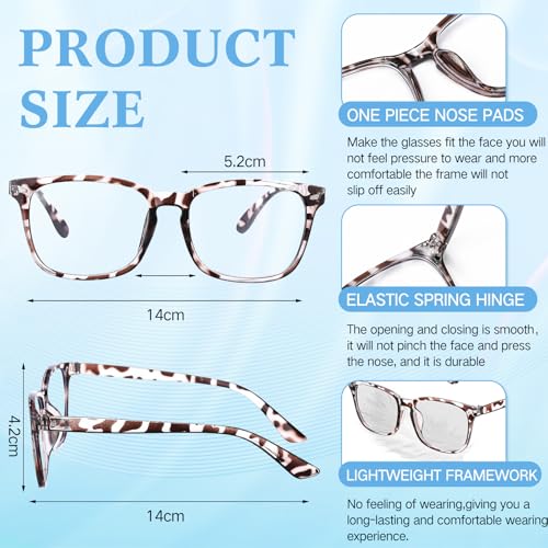 Image of Jerify 30 Pack Blue Light Glasses for Woman Men, 10 Colors | Fashion Bluelight Blocking Glasses for Computer Use Gaming Work, Anti Eyestrain