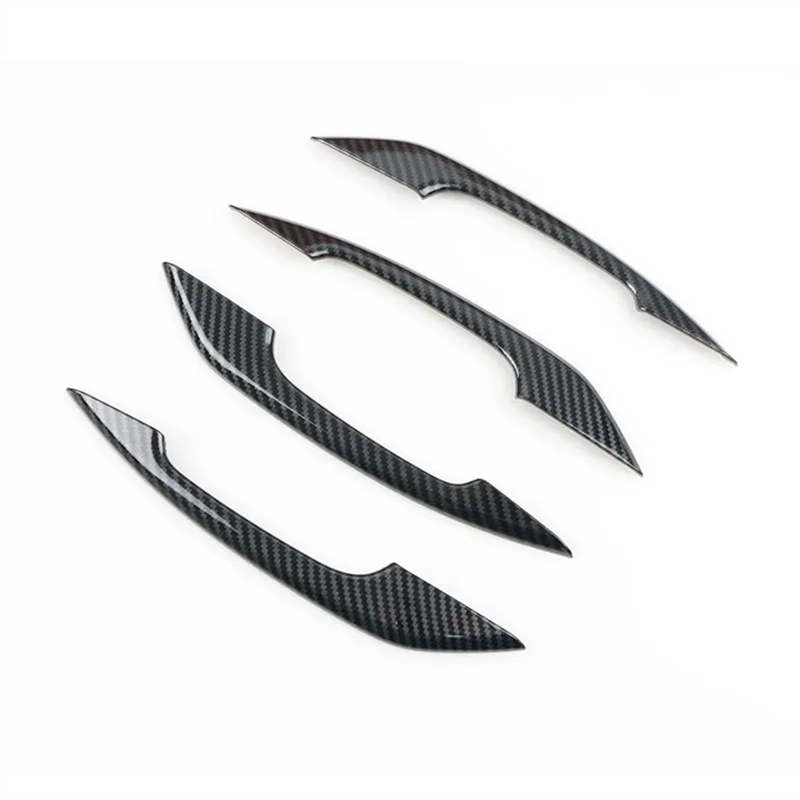 Lzbzhb Carbon Style Car Exterior Outsidedoor Handle Car Exterior Door Handle Decoration For For A4 For B9 For A5 For F5 For Q5 For Fy 2017 2018 2019(Carbon Style)