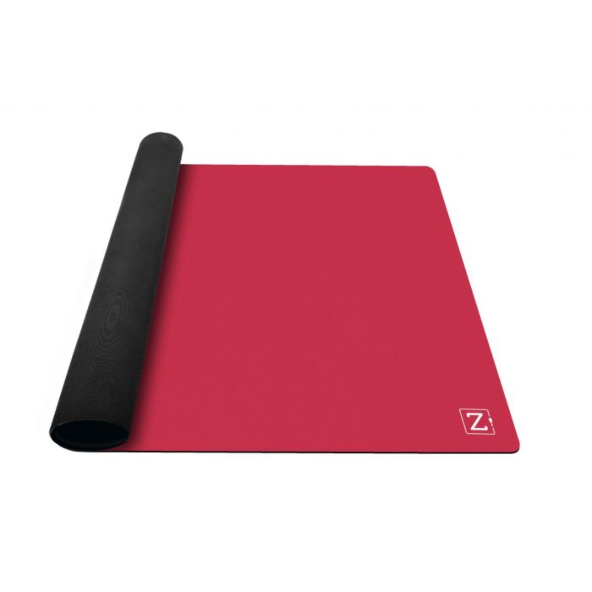 ZACATRUS Spielmatte, Neopren, Rot, 148 cm x 89 cm, Jaspis, Brettspiel Matte, rutschfest, Kartenmatte, Aufrollbar