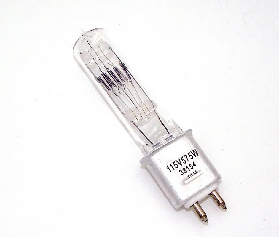 DN-38154 115V 575W GLC 6989P,Q575T6/4CL 115V575W G9.5 Light Bulb Stage Studio Theater lamp (Color : 3 Pieces)