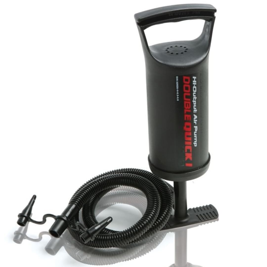 Storio 12-Inch Air Hammer Inflation Pump | 0.85L/Stroke Manual Hand Pump with 3 Nozzles | Air Pump for Sofa, Bed, Swimming Pool, Inflatables, Toys, Mattress & Tubes