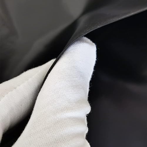 Miniatura 7 de Revestimiento de estanque de 20 pies × 30 pies, HDPE, forro de estanque negro, forro de estanque de jardín grande, forro flexible para estanques