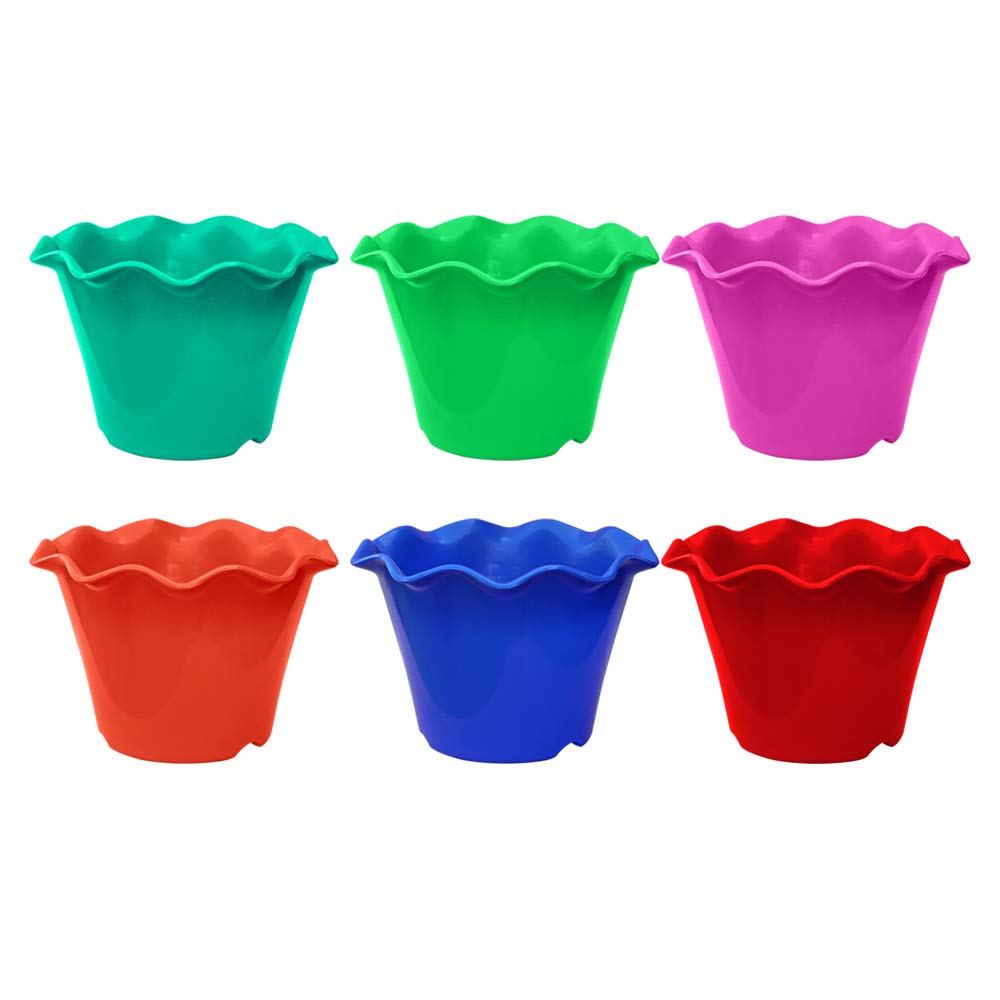Garden Flower Planter, Heavy Duty and Pure Virgin Quality Gamla/ Pots (9 inches, Multicolor, Set of 6) (B08LJNTXHF) Amazon Price History, Amazon Price Tracker