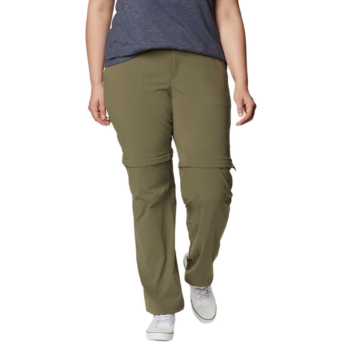 Columbia Women's Standard Saturday Trail II Convertible Pant, Stone Green, 16 Short