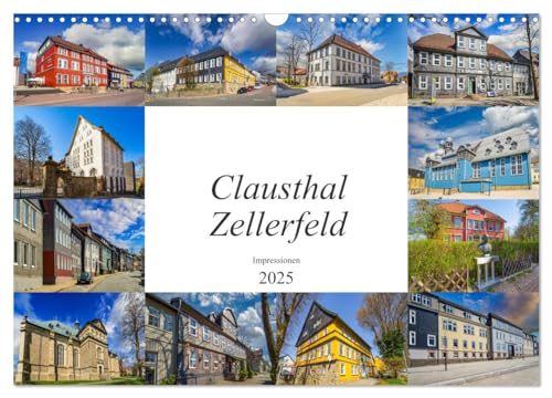 Clausthal Zellerfeld Impressionen (Wandkalender 2025 DIN A3 quer), CALVENDO Monatskalender [Calendar] CALVENDO and Meutzner, Dirk