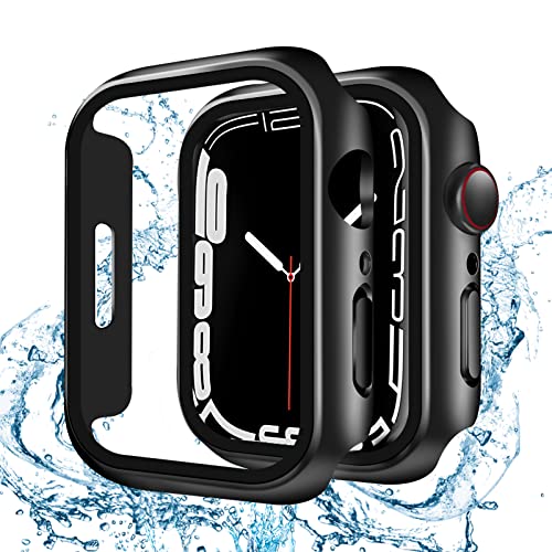 YUGYUG for Apple Watch Series SE2/SE/6/5/4 40mm �P�[�X �A�b�v���E�H�b�`SE2/SE/6/5/4 40mm �P�[�X PC�f�� IP68 �h���P�[�X �A�b�v���E�H�b�` �J�o�[ �K���X�t�B���� ��̌^ ���{���Ɏq