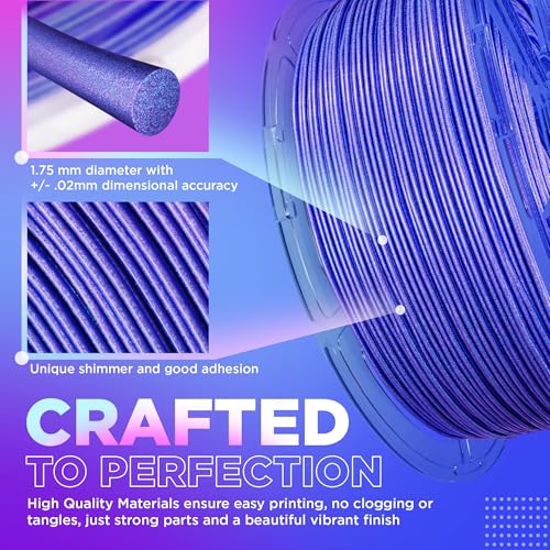 Image of Cookiecad PLA Filament 1.75mm 1kg Iridescent Glitter 3D Printer Filament - Witchcraft Elixir PLA