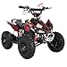 X-PRO Thunder 40 ATV 4 Wheelers 40cc ATV Quads Quad (Red Lighting)
