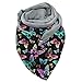 MJGkhiy Foulard triangulaire pour femme - Hiver chaud - Motif floral - Triangle - Hiver - Automne - Doux - Grand Poncho - Cadeau chaud, 030 - Multicolore - 3, taille unique