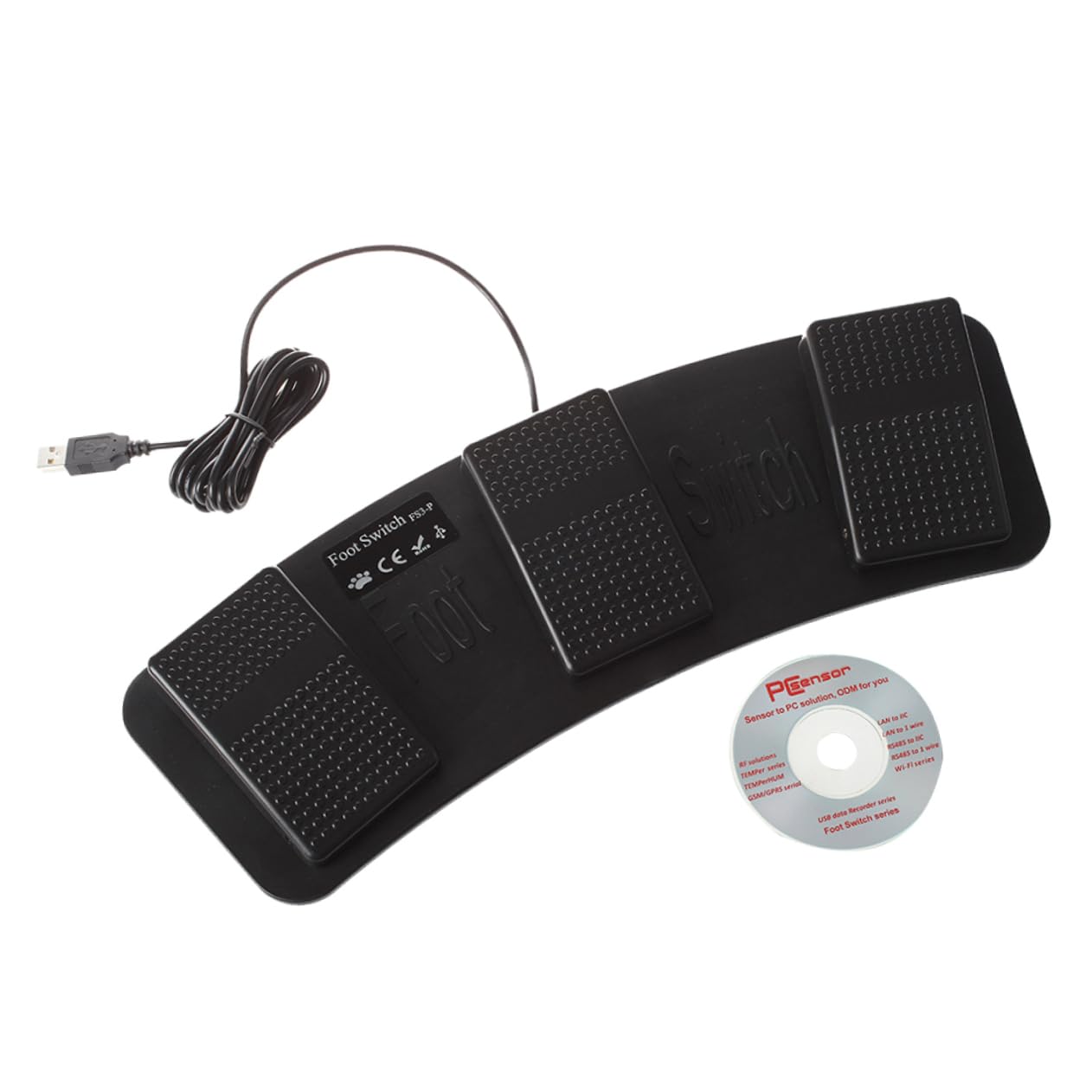 Abaodam Foot Switch Pedal for Keyboard Keyboard Switch with 3 Pedals Triple Foot