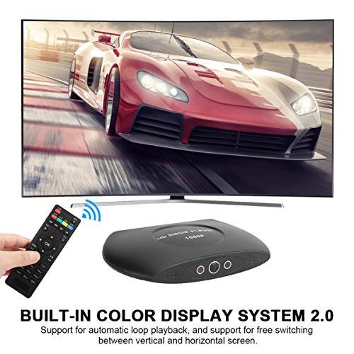 Queen.Y 2K 1080P HD HDMI Digital Media Player Home Theater Plug-in Card TV Box (100-240V)(US )