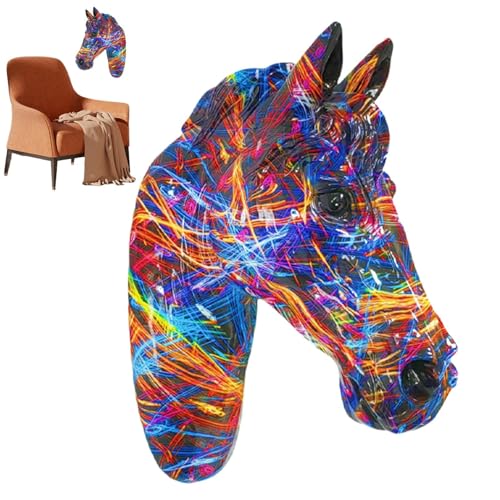 Décoration murale cheval en résine pour sublimer votre salon moderne