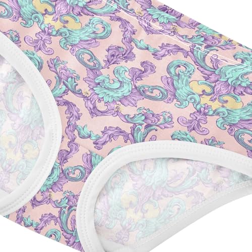 Girls' Underwear Rococo Style Cotton Stretch Comfort Toddler Panties4