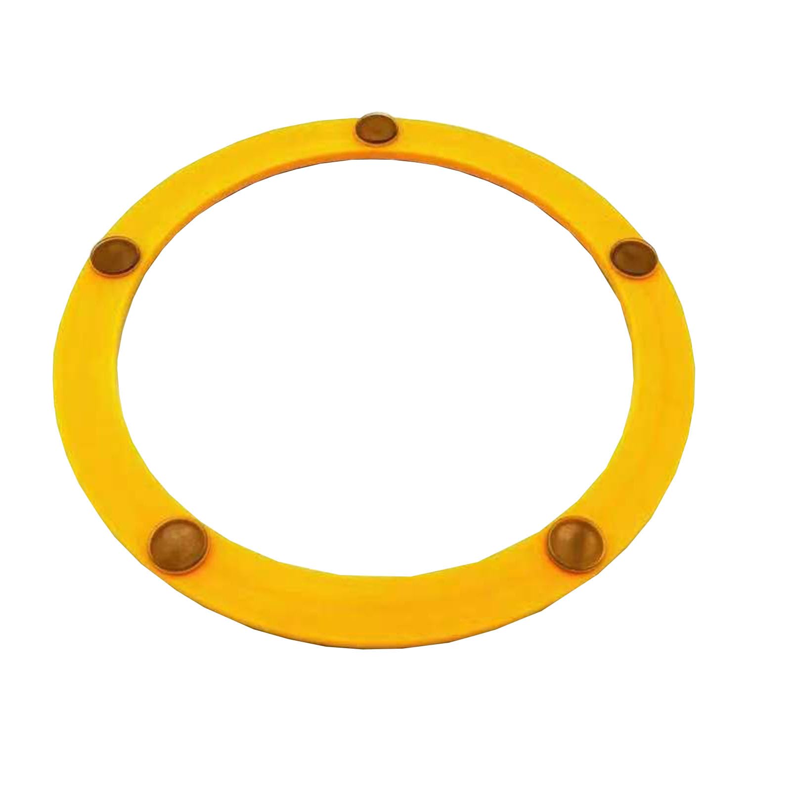 20" Plateau tournant en Alliage Avant, arrière en Plastique, Plateau tournant pour Table à Manger Heavy Duty Swivel 360° (Alloy Orange, 50cm/20in)