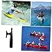 Happyyami Telescoping Boat Hook Nylon Pool Pole Attachments Replacement Boat Hook End for Yacht Kayak Dinghy