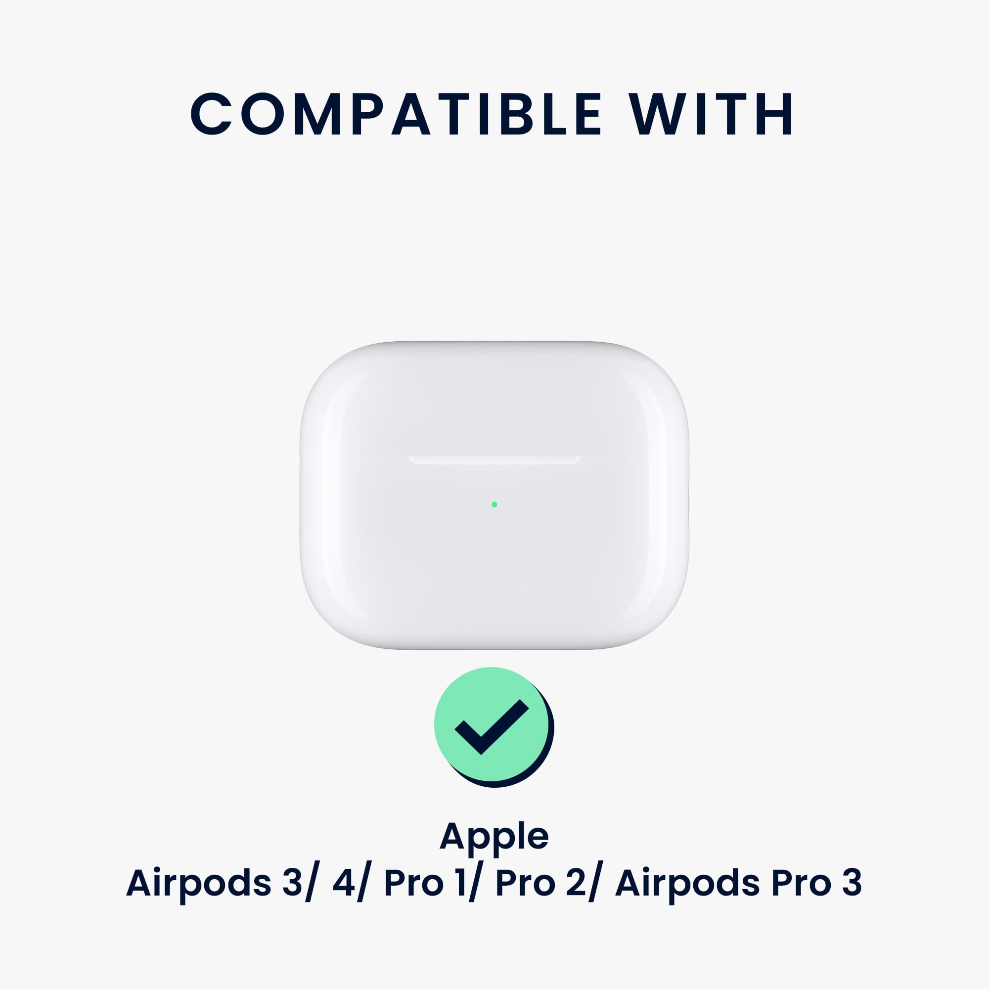 kwmobile silikonowa opaska do Apple Airpods 3/4 / Pro 1 / Pro 2 / Airpods Pro 3 uchwyt do joggingu - pasek na słuchawki douszne - akcesoria do słuchawek - czarno-pomarańczowy