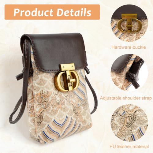 Image of PALAY Women Sling Bag Girls Stylish Pu Leather Crossbody Bag For Girls, Sling Phone Bag Double Layer Daily Bag With Detachable Shoulder Belt Small Sling Zipper Bag, Girls Gift - 1