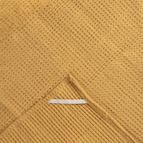 Image of FINGERCRAFT Kitchen Cloth 100% Soft High GSM Cotton Fabric Kitchen Towel, 20 x 30 Inches Perfect Size for Kitchen Uses, Set of 6, Multipurpose Use as Dish Towel, Bar Towel (Honey Gold)