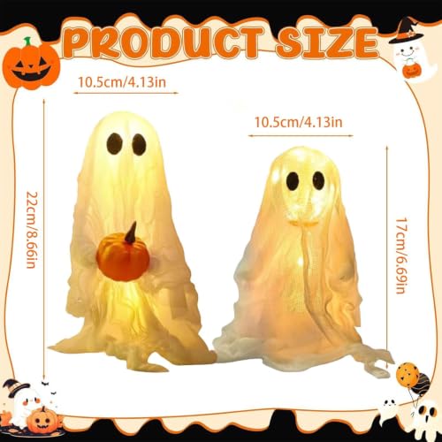 Figuras de Halloween sin cables para adornar de forma segura chimeneas y patios 6