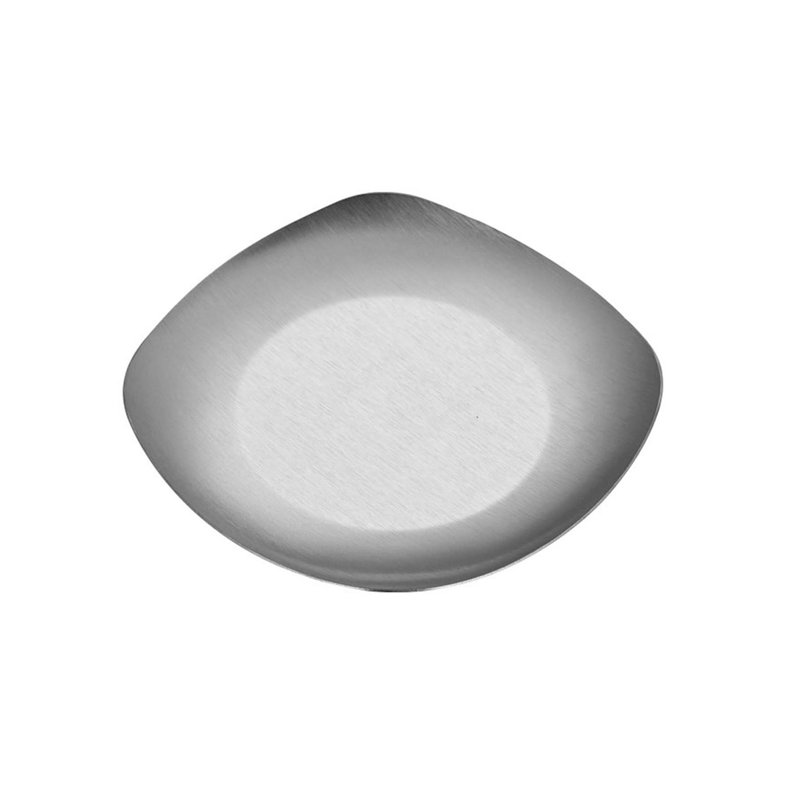APGLSXY 304 Stainless Steel Sauce Dipping Bowl Metal Condiment Korean Tableware for Restaurant Family Meal Preparation Rustproof Appetizer Plates