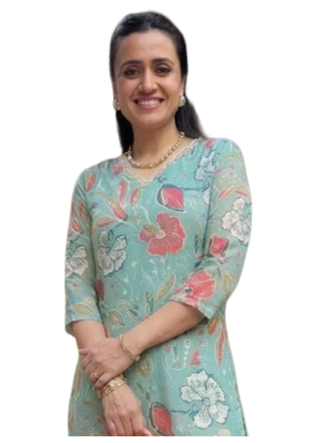 anni designer Co Ord Set for Women Viscose Printed | Kurti Set for Woman | Straight Kurta Pant Co Ord Set | 2 Piece Set Women | 3/4 Sleeve V-Neck Suit Set Stylish Ethnic Outfit Clothing-picture-13