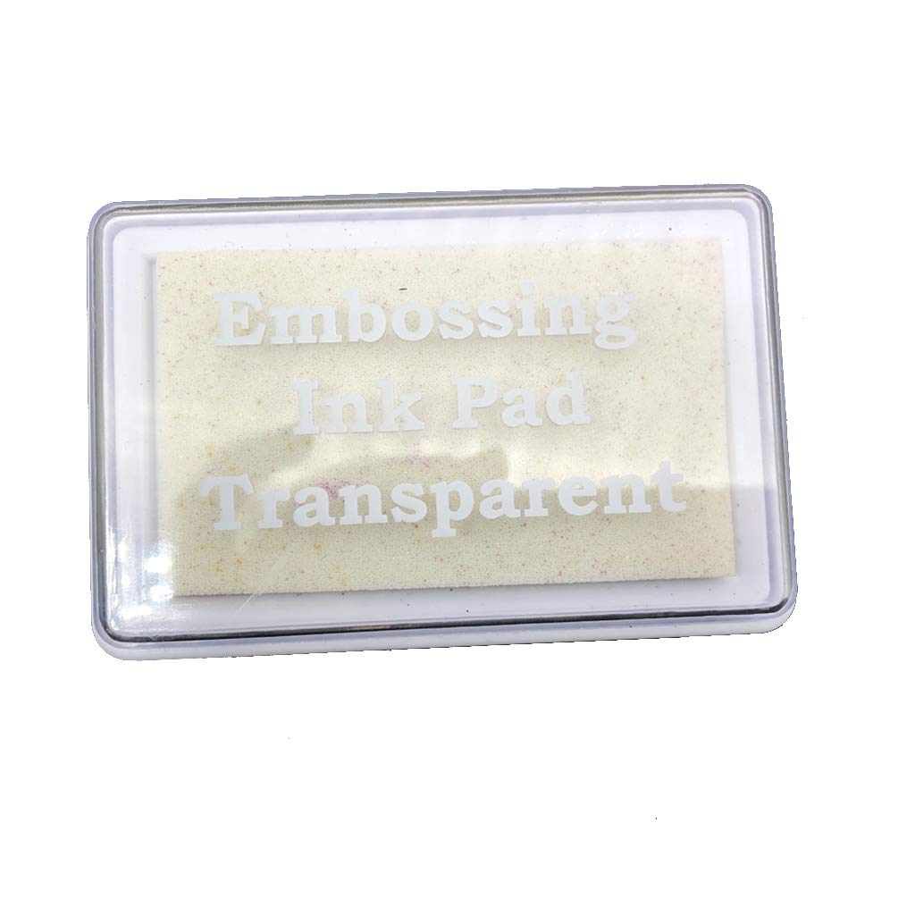 Xunxi Stamp Pad， Embossing Ink Pad Transparent Stamp Inkpad For Diy Planner Scrapbook Card Making