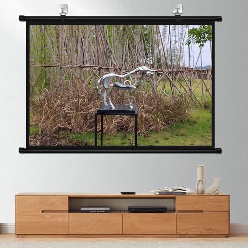 Pantalla Manual Retráctil 60" 4:3 para Proyector