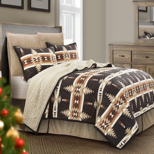 Paseo Road Yosemite Western Bedding 2 Piece Quilt Set with