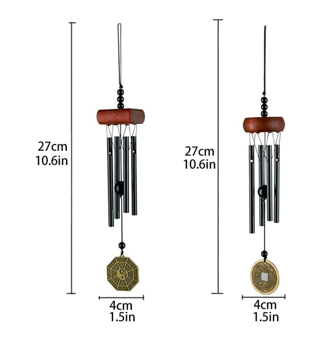Carillons éOliens Carillons Éoliens Chinses Feng Shui pour L'extérieur, Commémoratifs pour Maman Grand-mère DéCoration IntéRieure ExtéRieure(B)