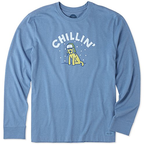 Life is Good Crusher Longsleeve Tee Merry Fishmas