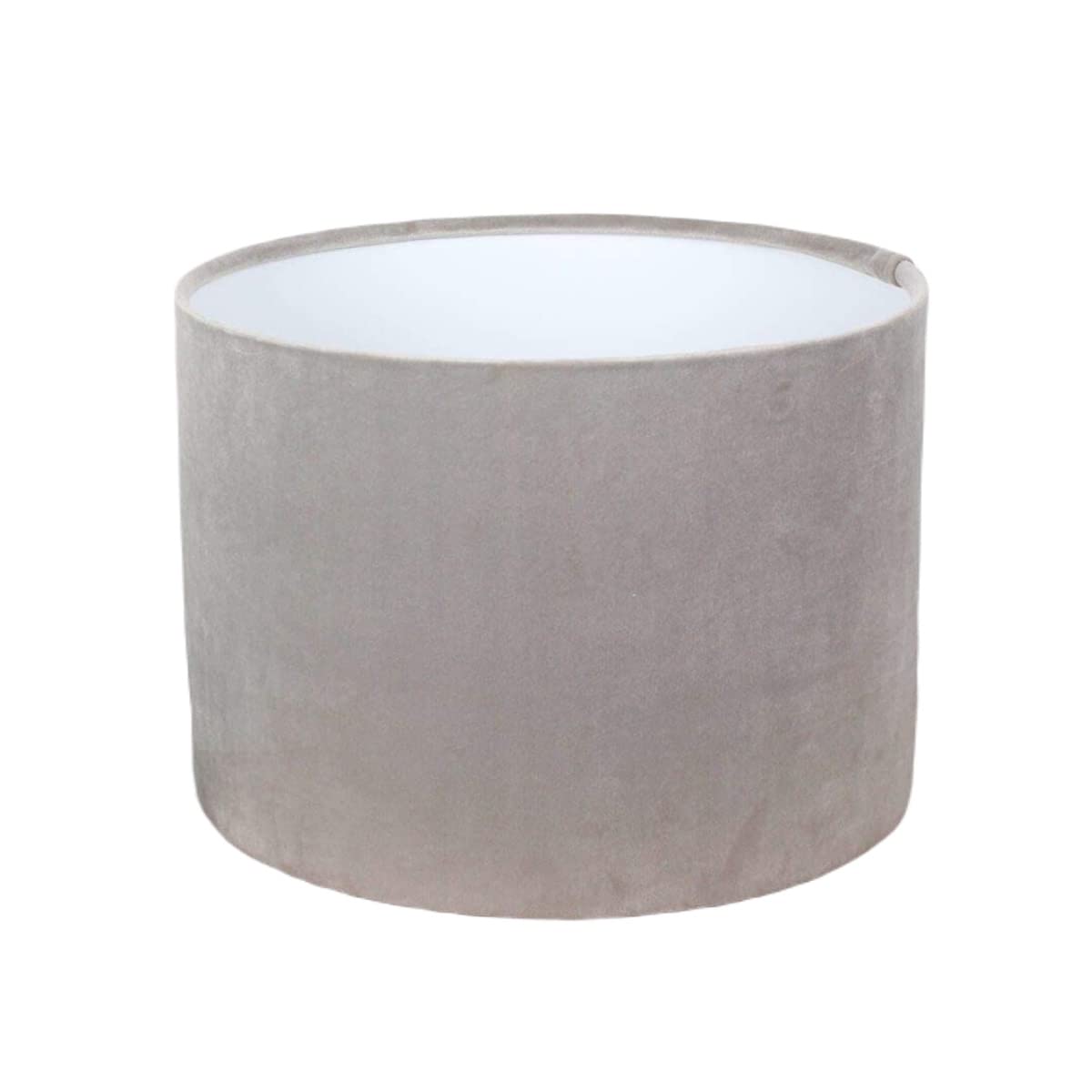 Harrison Cropper Grey London Warm Velvet Drum Lampshade (25Cm Diameter Ceiling Pendant)