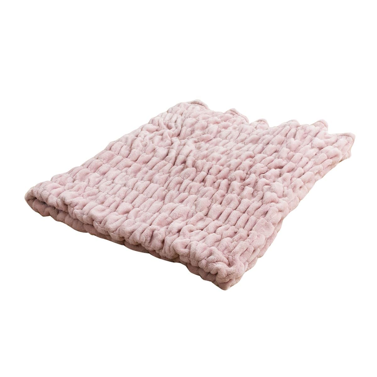 Amazon｜膝掛け シュクル ひざ掛け ピンク 約70×120cm 毛布