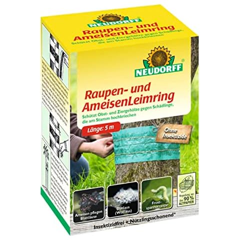 Neudorff Raupen- und AmeisenLeimring schützt Obst- und Ziergehölze gegen Schädlinge, die am Stamm hochkriechen - 5m Cover