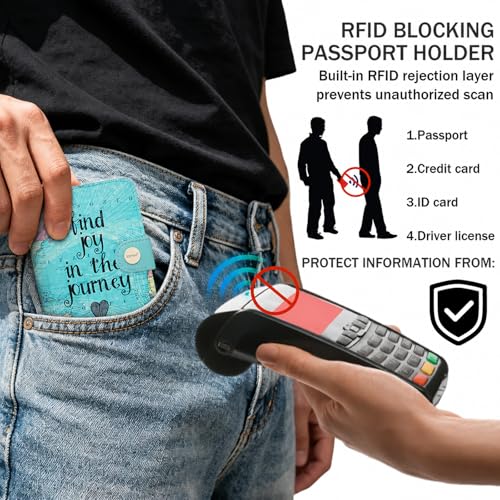 Image of ZOPPEN Passport Holder Women, Passport Cover Travel Wallet Rfid Blocking Passport Wallet Cover Case Travel Essentials Document Organizer, Map