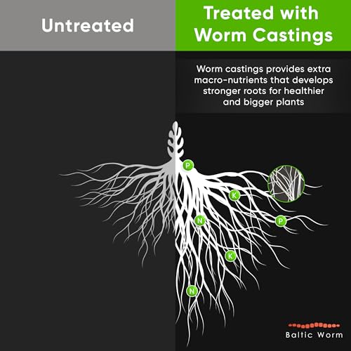 Worm Castings Pure Natural Multipurpose Fertiliser Vermicompost NPK Germination