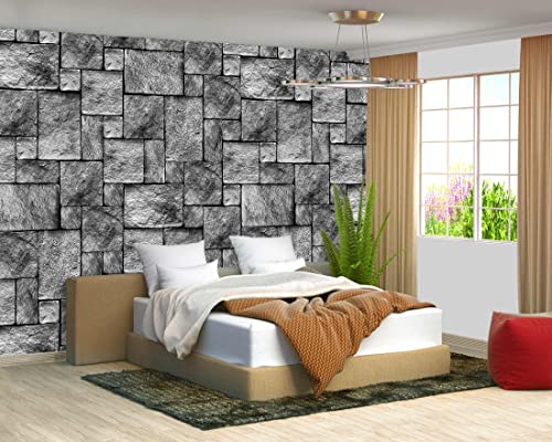 Fightal - Brick Wallpaper Large Wall Mural for Living Room Bedroom (Papel tapiz para pared de habitatacion) 108" x 75" (It's not Peel and Stick)