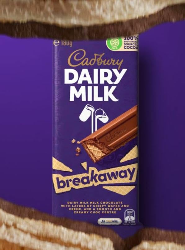 Breakaway 180 gm like Cadburys Chocolate (Pack of 1) (Imported) (B0D4ZBYG7X) Amazon Price History, Amazon Price Tracker