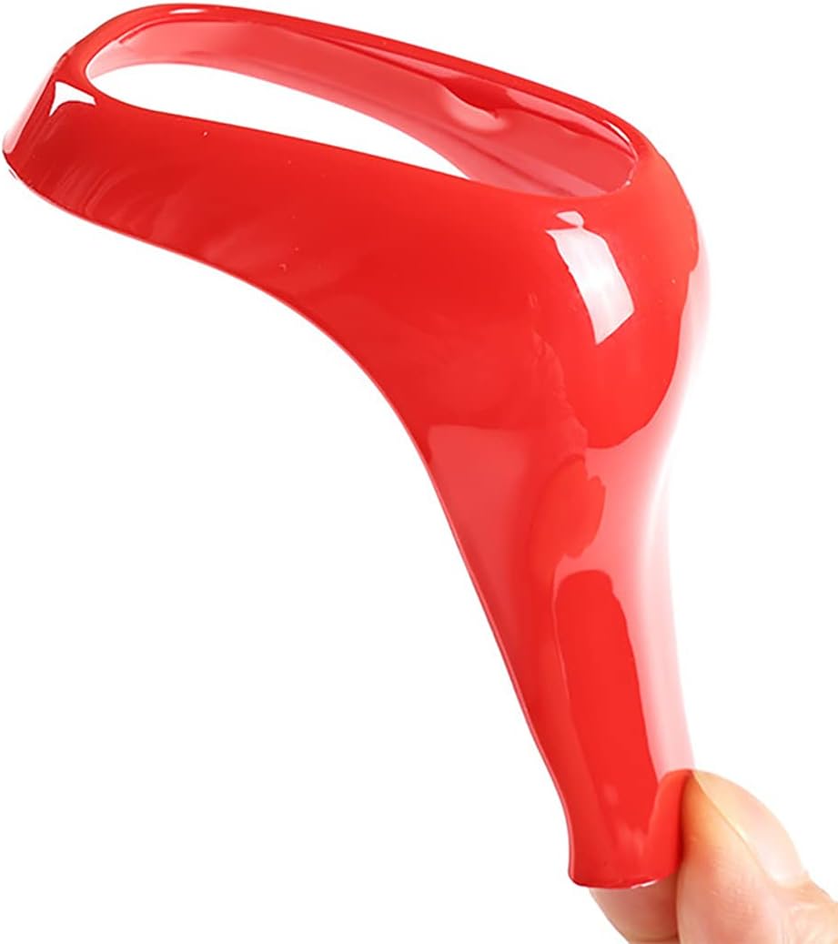 Car Accessories Fit for Toyota Tundra 2014-2021 Center Console Gear Shift Head Cover Trim (Red Style A) ABS 1PC,Red A