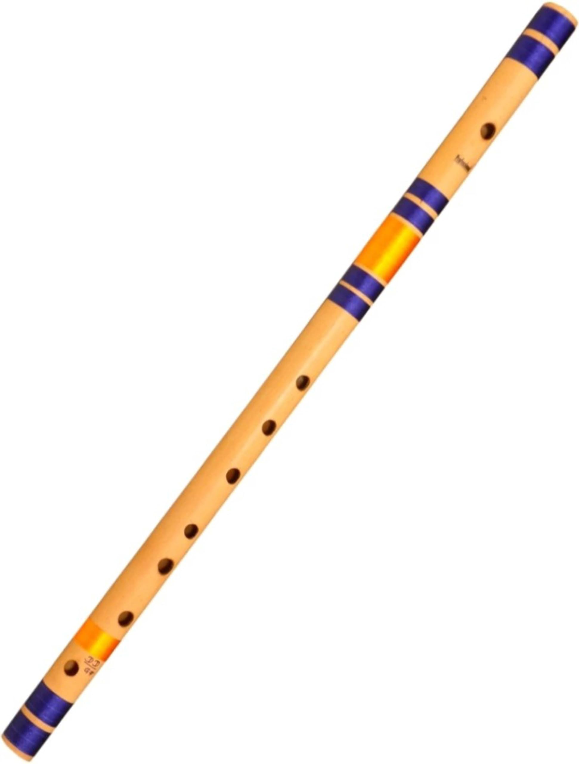 D Sharp Medium Professional Right Handed Bamboo Flute 17.5 inch Size 46 Cm Length With Carry Bag The Gold Rush Flute is Winner of Guineas Book World Recorder (DSMPBF5870)-image-36