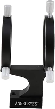 gazechimp Astronomical Telescope Star Pointer Mounting Bracket 7x50 Finderscope Aluminum - Black