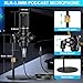 Podcast Microphone Bundle with Live Sound Card Audio Mixer, Podcast Equipment Bundle with 3.5mm Condenser Microphone for Pc/Phone Live Streaming Singing Gaming, Sound Board with Voice Changer, Denoise