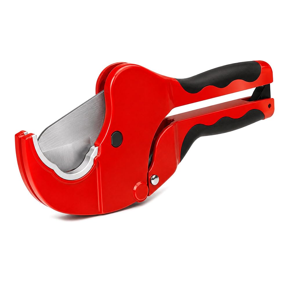 Superior Tool 37116 One-handed 2 inch PVC Ratcheting Cutter