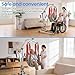Electric Patient Lift 510 lbs Capacity, Quiet 6000N Motor Transfer Device with Sling, Adjustable Range 20
