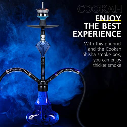 Cookah Shisha Steinkopf Set, Premium Shisha Kopf Set mit Kaminaufsatz, Universal Wasserpfeife Zubehör Ink.Tabakkopf… – Bild 5