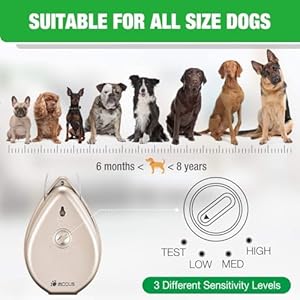 Modus anti barking device for dogs bark box ultrasonic barking deterrent with 3 level modesirregular ultrasound frequencyautomatically electronic dog whistle neighbors dog silencer up to 75ft   cucciolini doodles