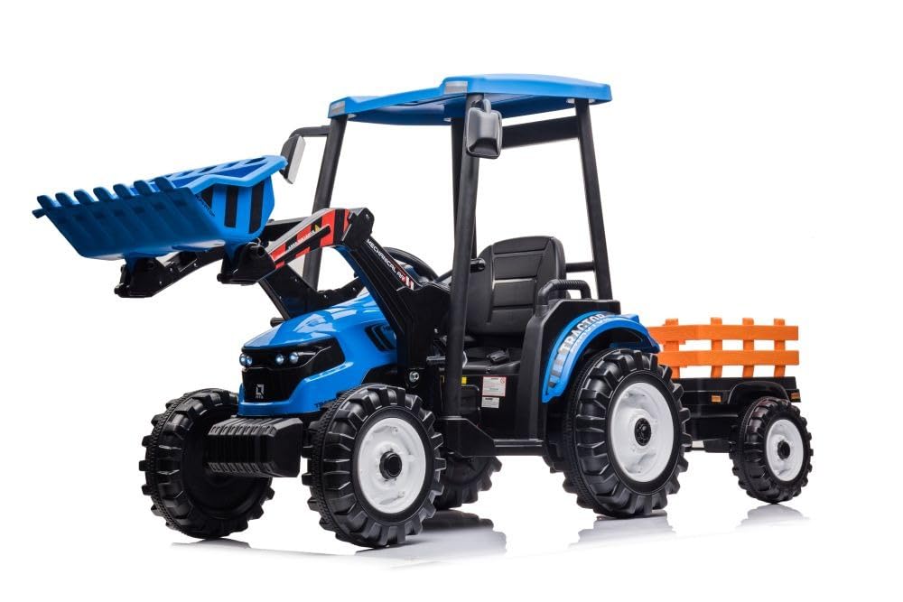 Trattore a batteria da 24 V per bambini, con Hercules Blue 24 V, controllo RC, da 1 a 7 anni