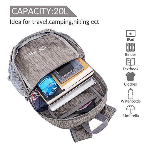 Mochila plegable ultraligera 20L para senderismo miniatura 3